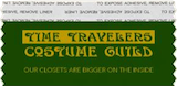 Time Travelers Costumers Guild ribbon